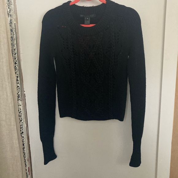 Marc by Marc Jacobs sz XS black merino wool sweater - Picture 3 of 6